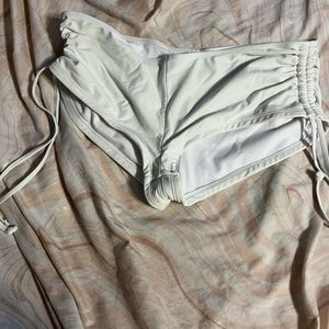 White swimsuit bottoms